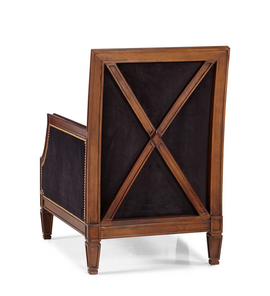 exposed wood chair