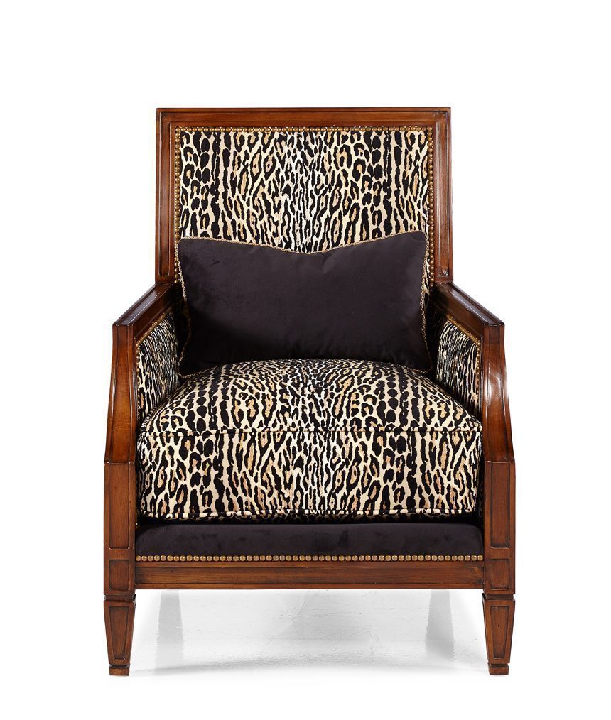 exposed wood chair