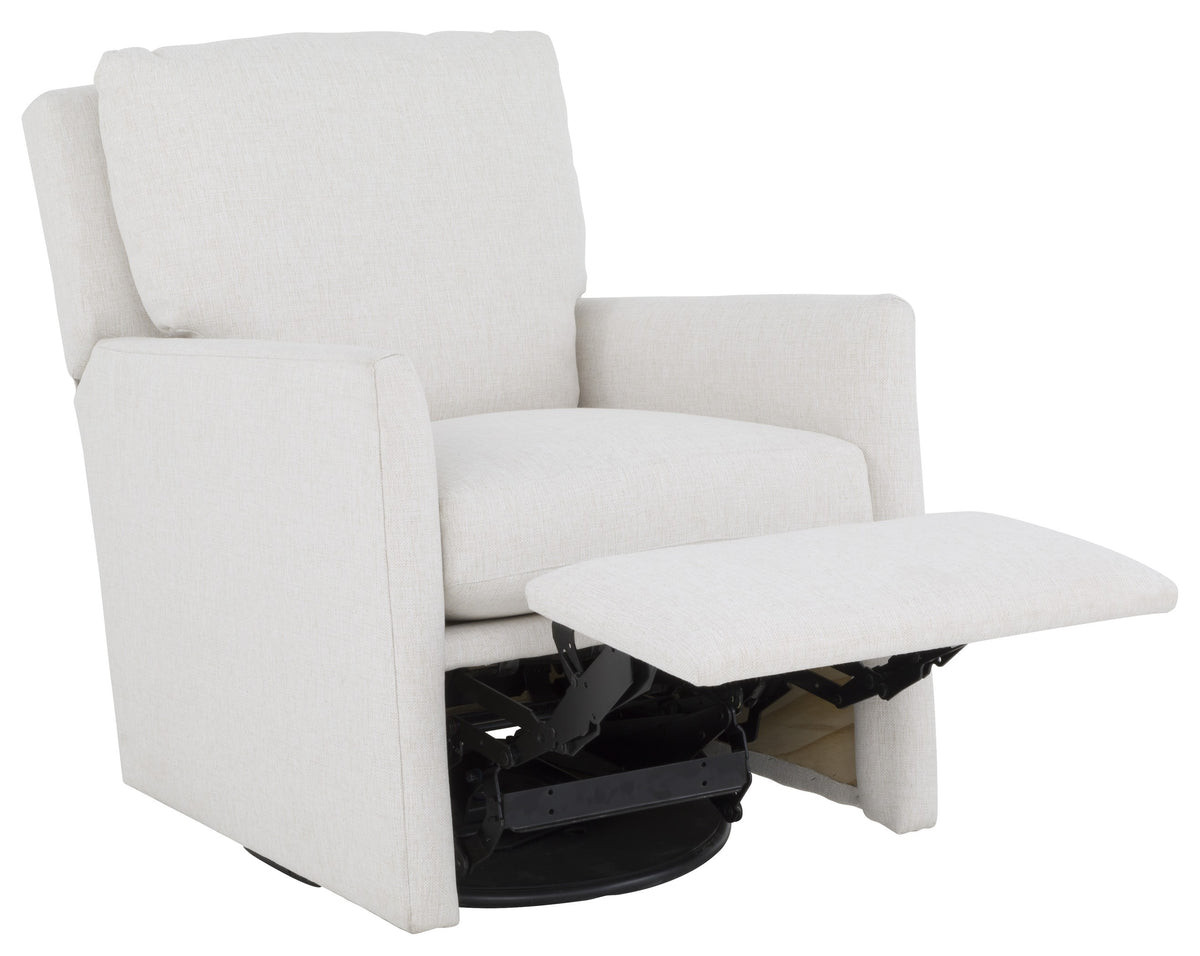 Lola Leather Manual Swivel Glider Recliner (L-473G-MR) - Fairfield Chair
