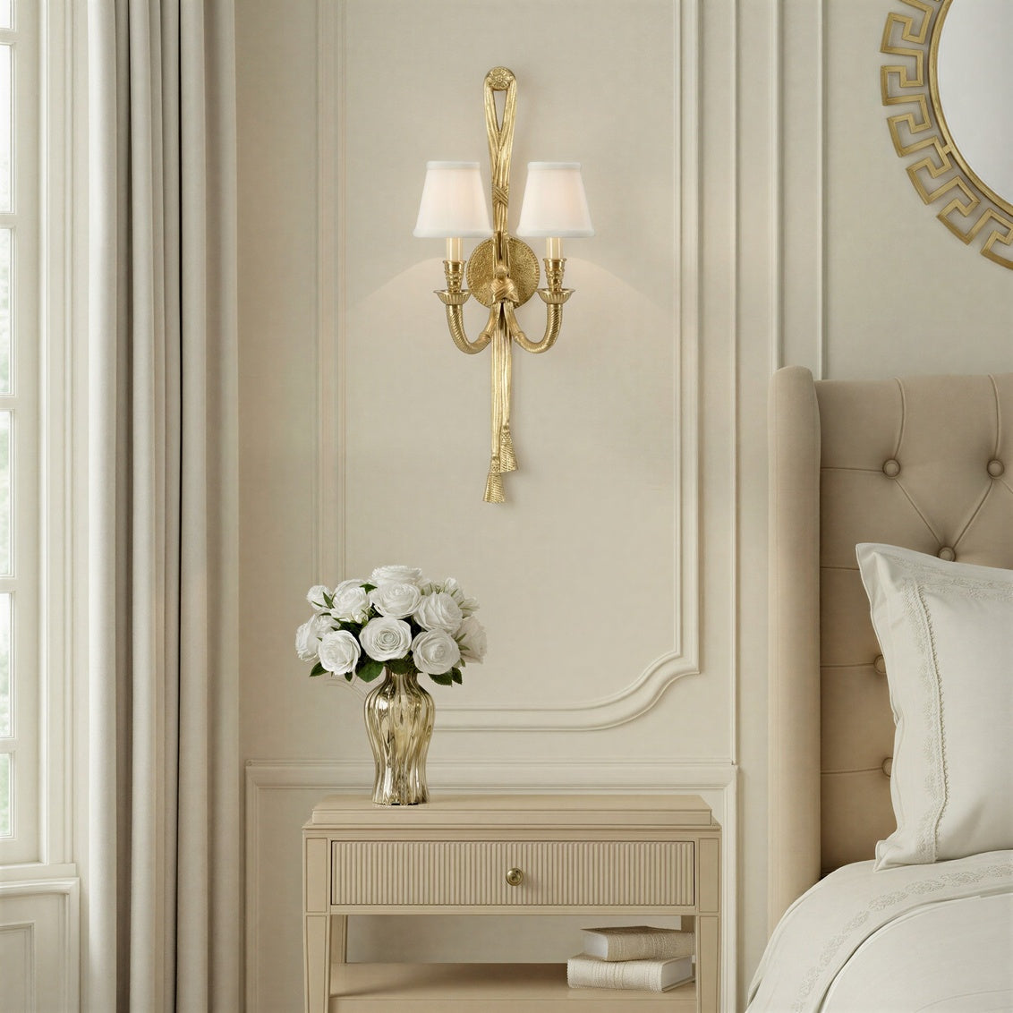 Tassel Twist Double Sconce