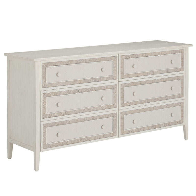 Grand Bermuda Dresser - Whitewash