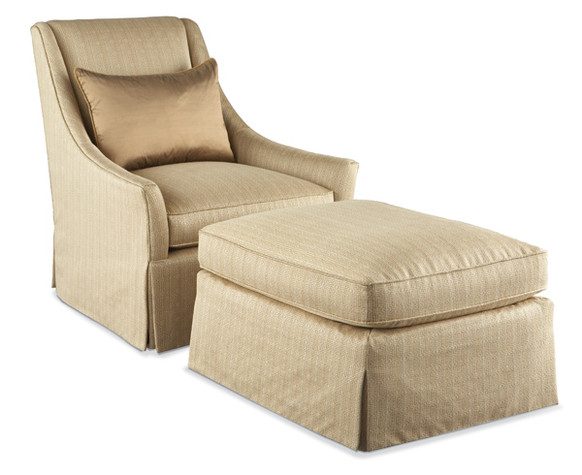 fully upholstered chair