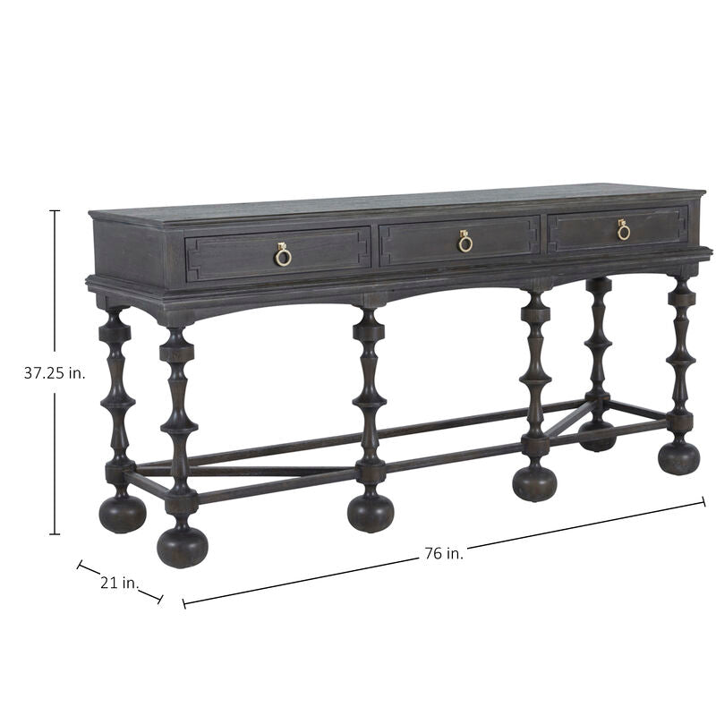 Arrington Console Table - Dark