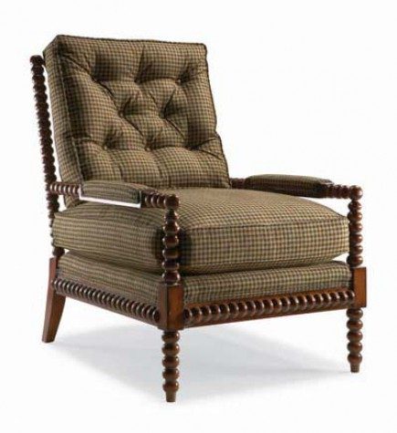 exposed wood chair