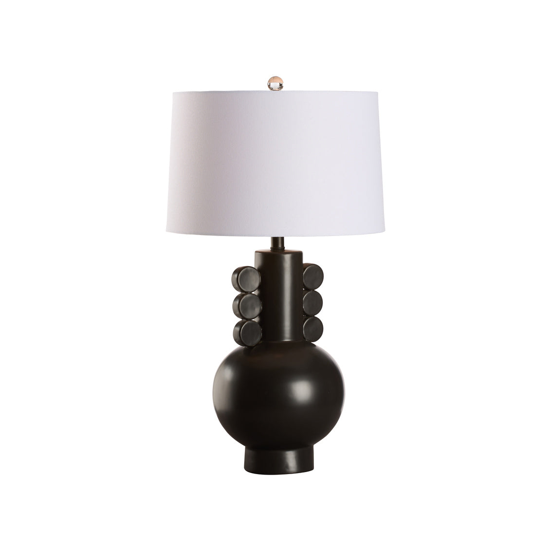Salem Lamp - Black in 28.5 / Ceramic/Porcelain - Chelsea House