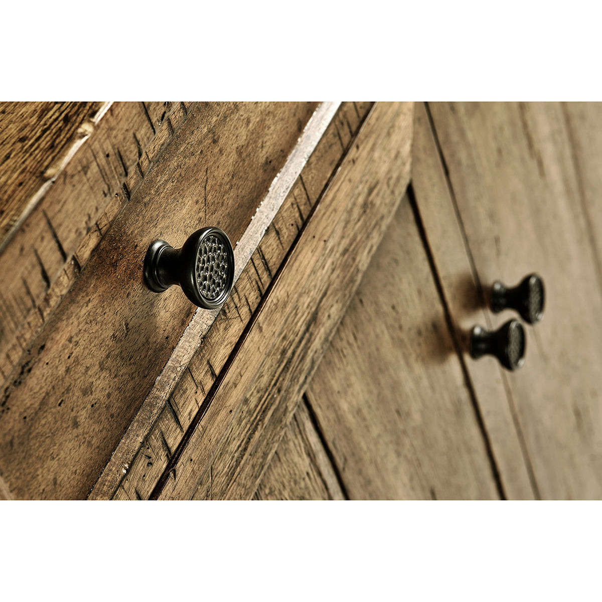 Casual Medium Driftwood Four Door Sideboard