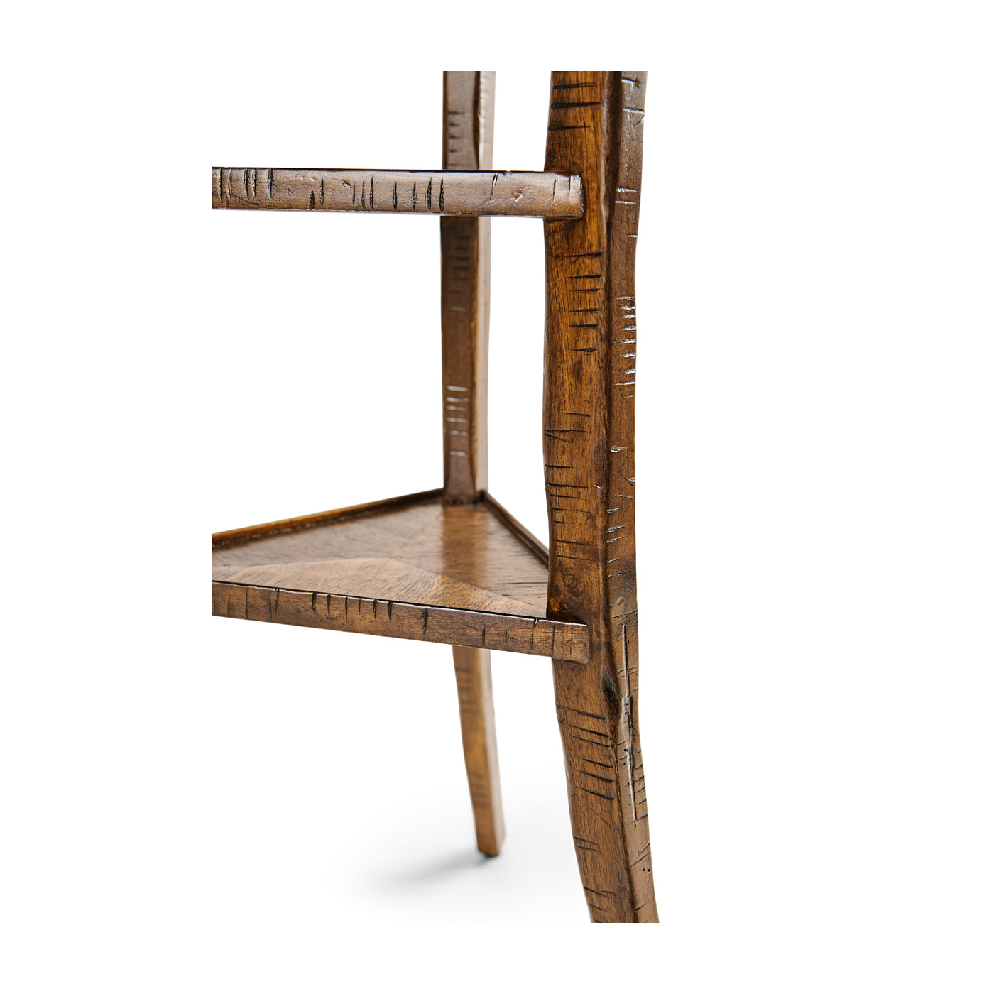 Trefoil Side Table in Country Walnut