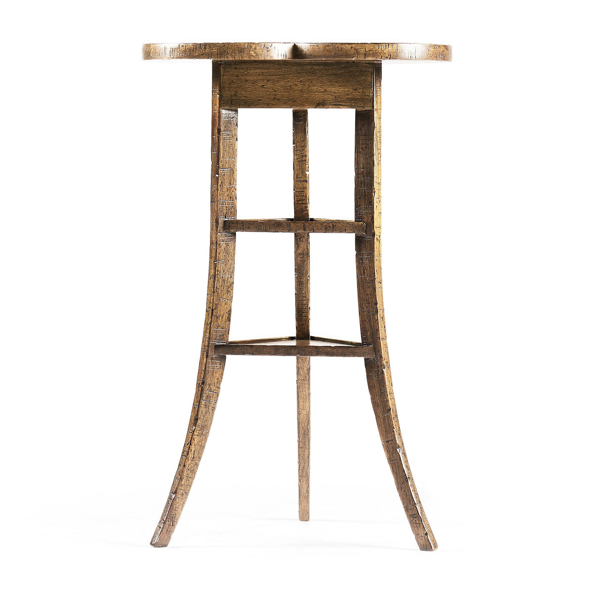 Trefoil Side Table in Medium Driftwood