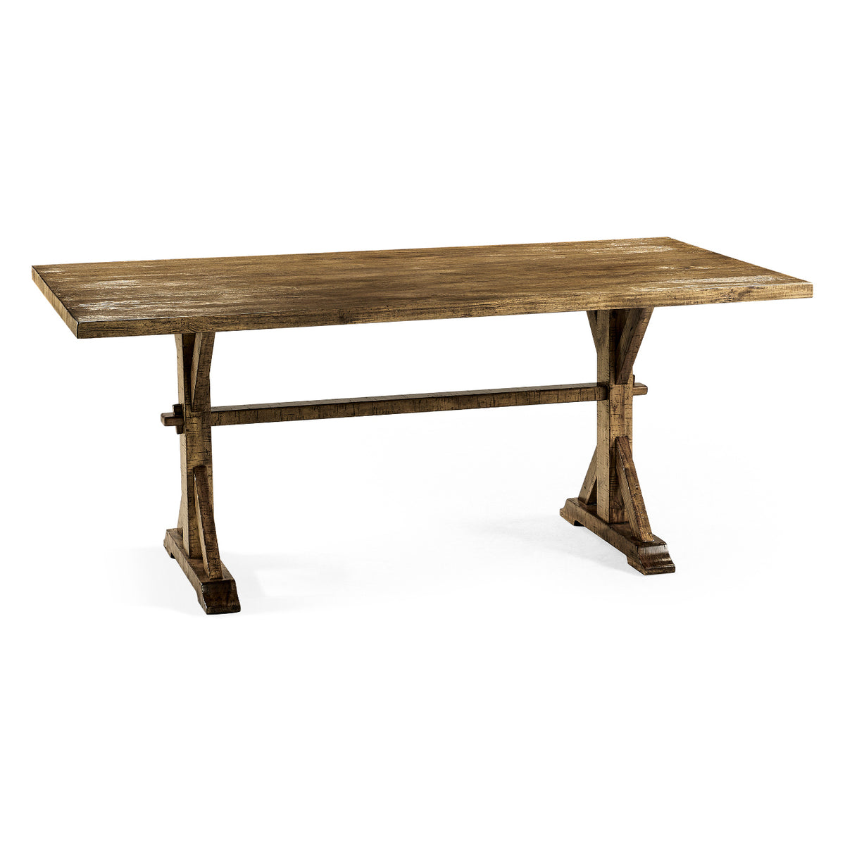 Solid Medium Driftwood Dining Table 72"