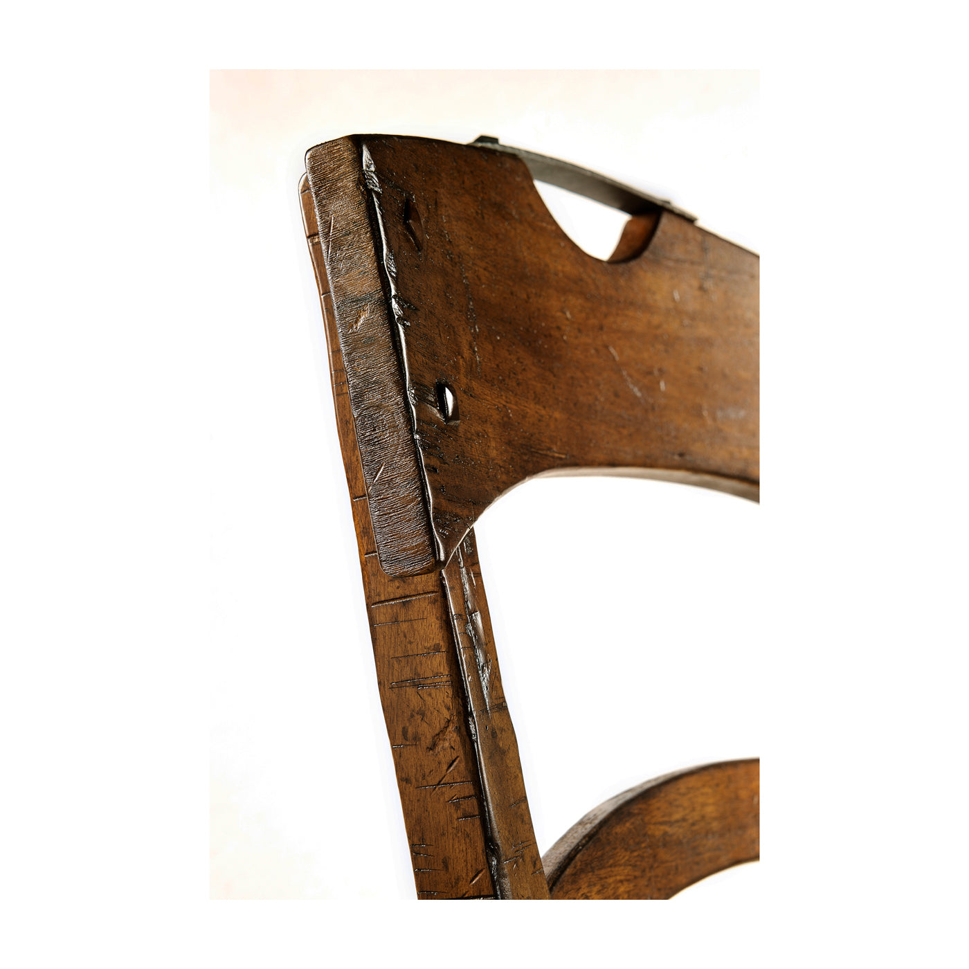 Casual Planked Dining Side Chair