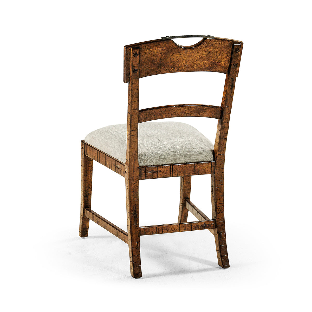 Casual Planked Dining Side Chair
