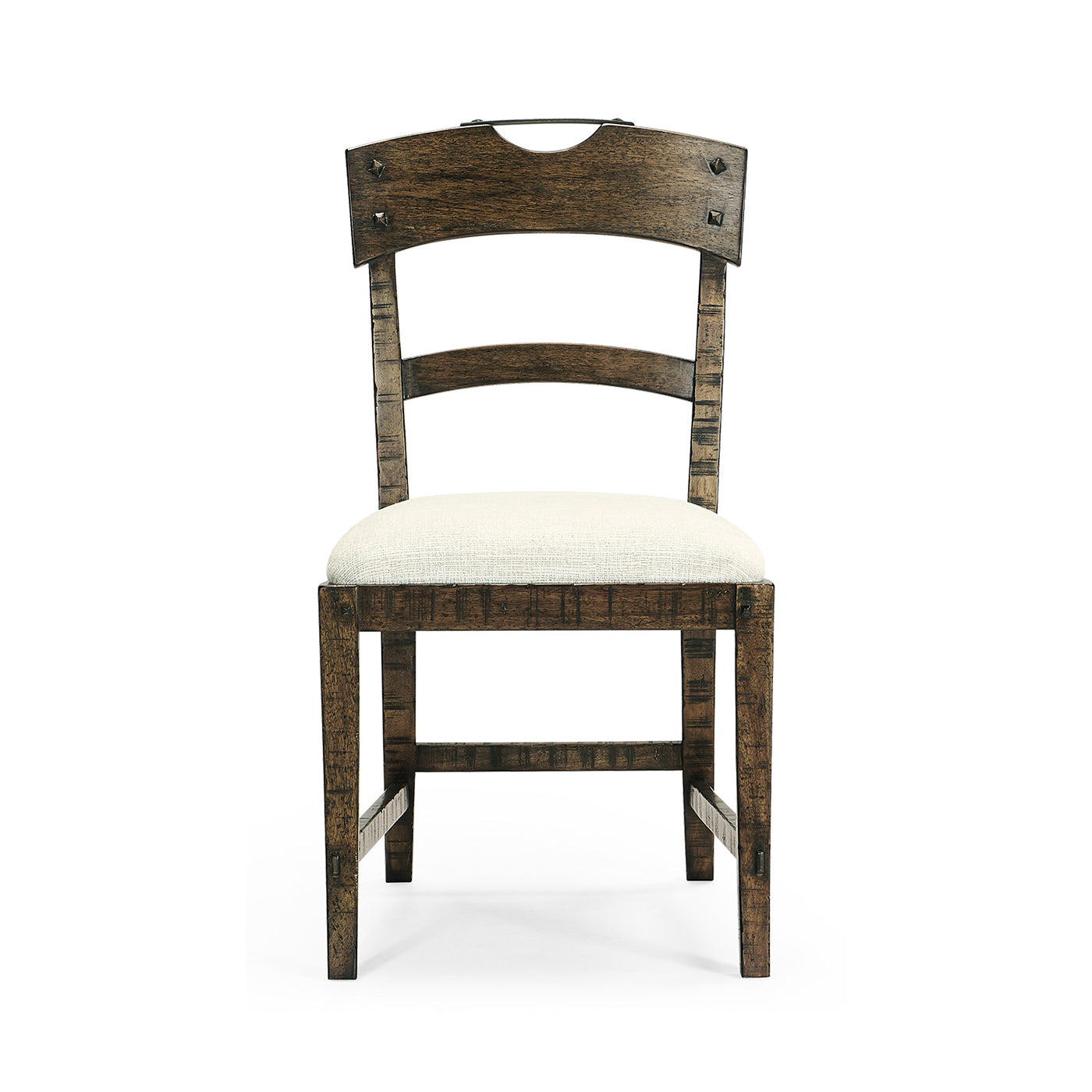 Casual Planked Dining Side Chair