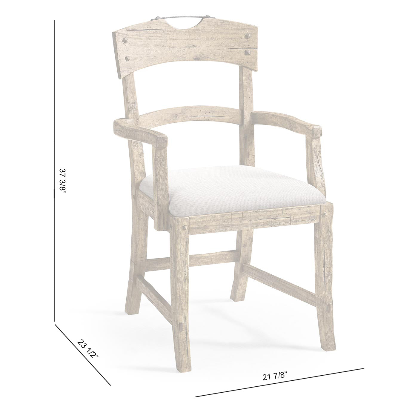 Stone Ridge Upholstered Dining Arm Chair