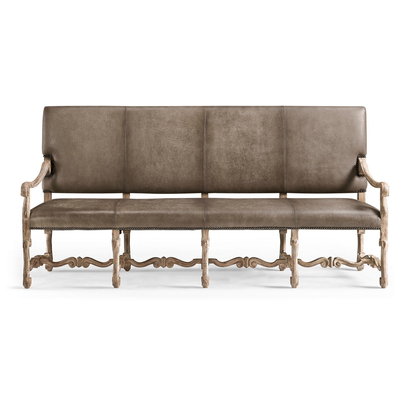 Sagehill Leather Banquette Bench