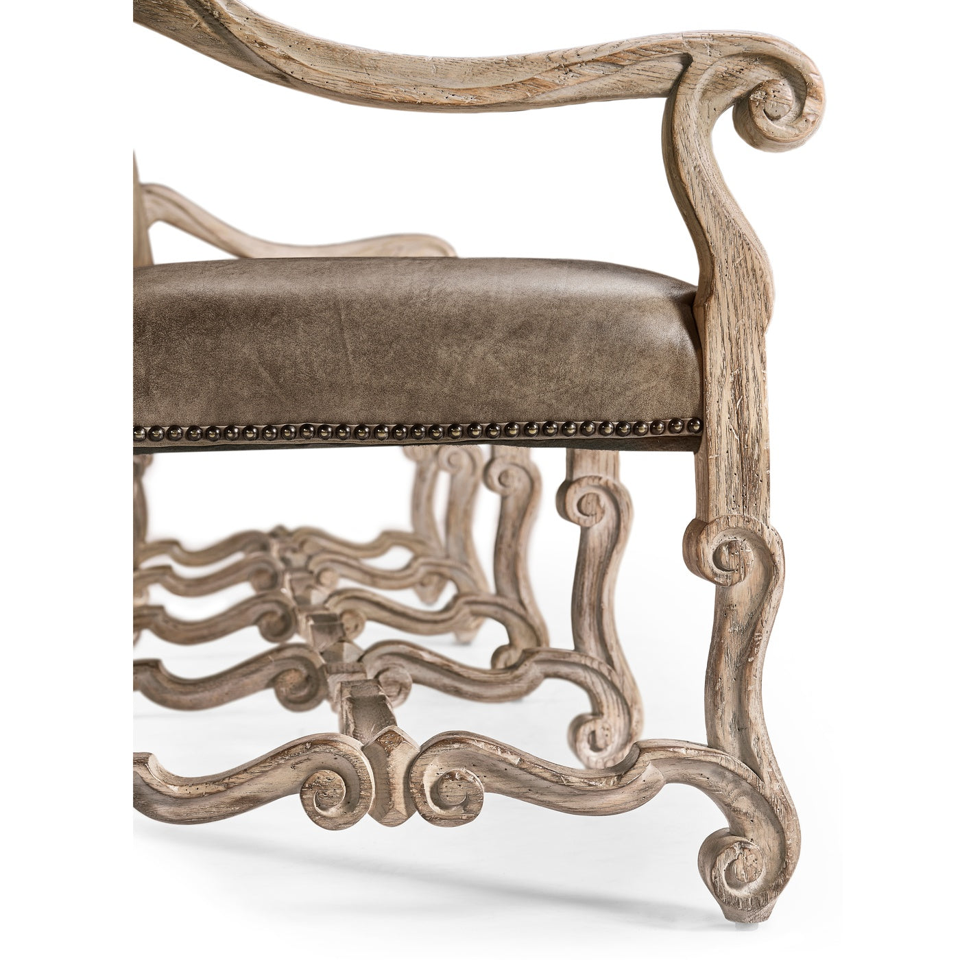 Sagehill Leather Banquette Bench