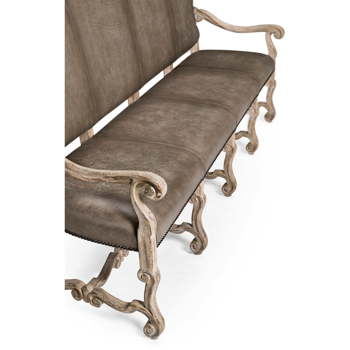Sagehill Leather Banquette Bench