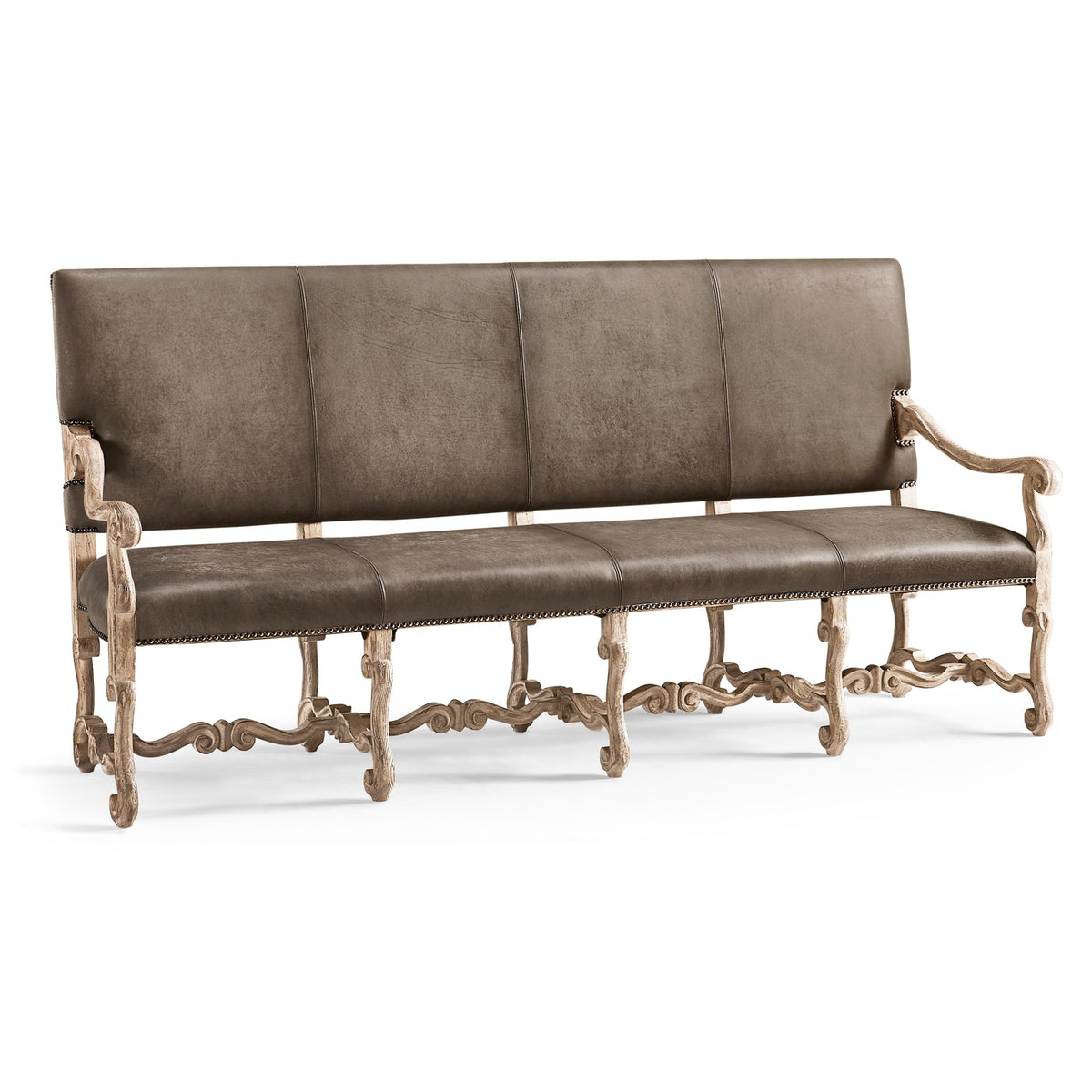 Sagehill Leather Banquette Bench