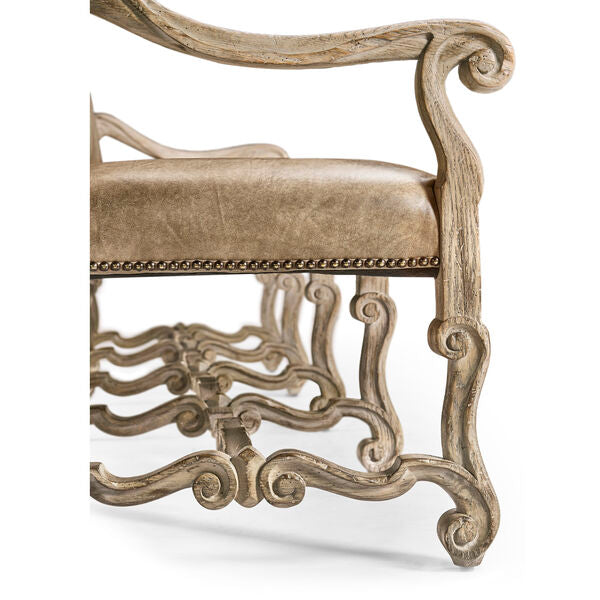 Sagehill Leather Banquette Bench