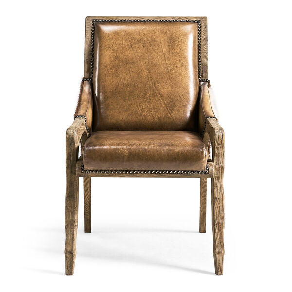 Echo Canyon Leather & Hide Side Chair