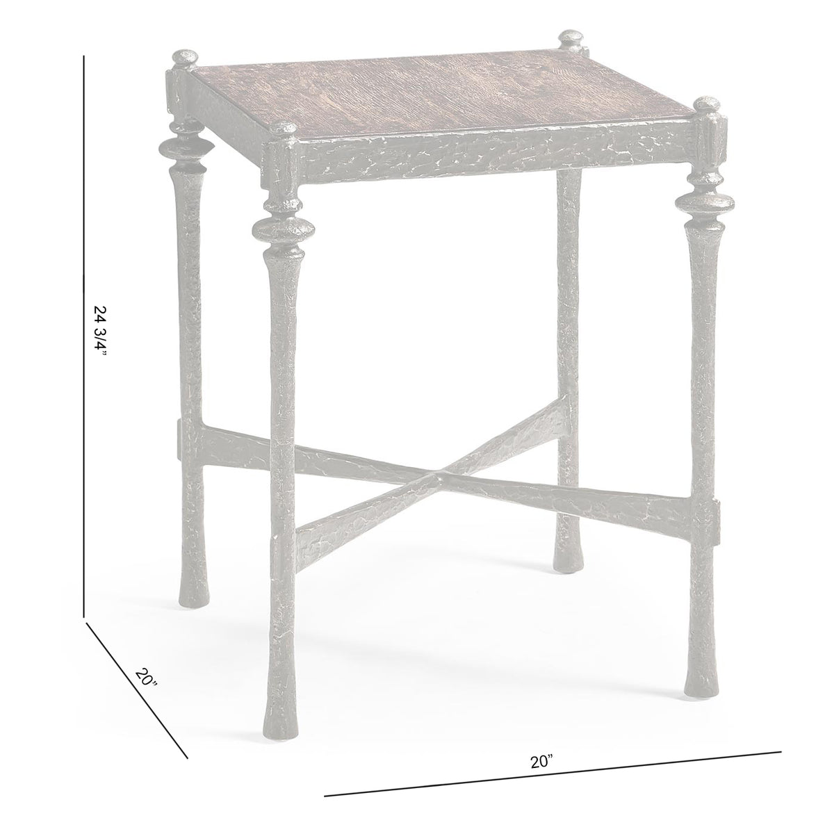 Terravita Square Side Table