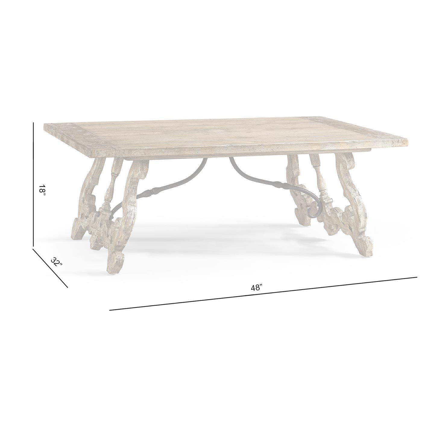 Caldera Curved-Base Cocktail Table