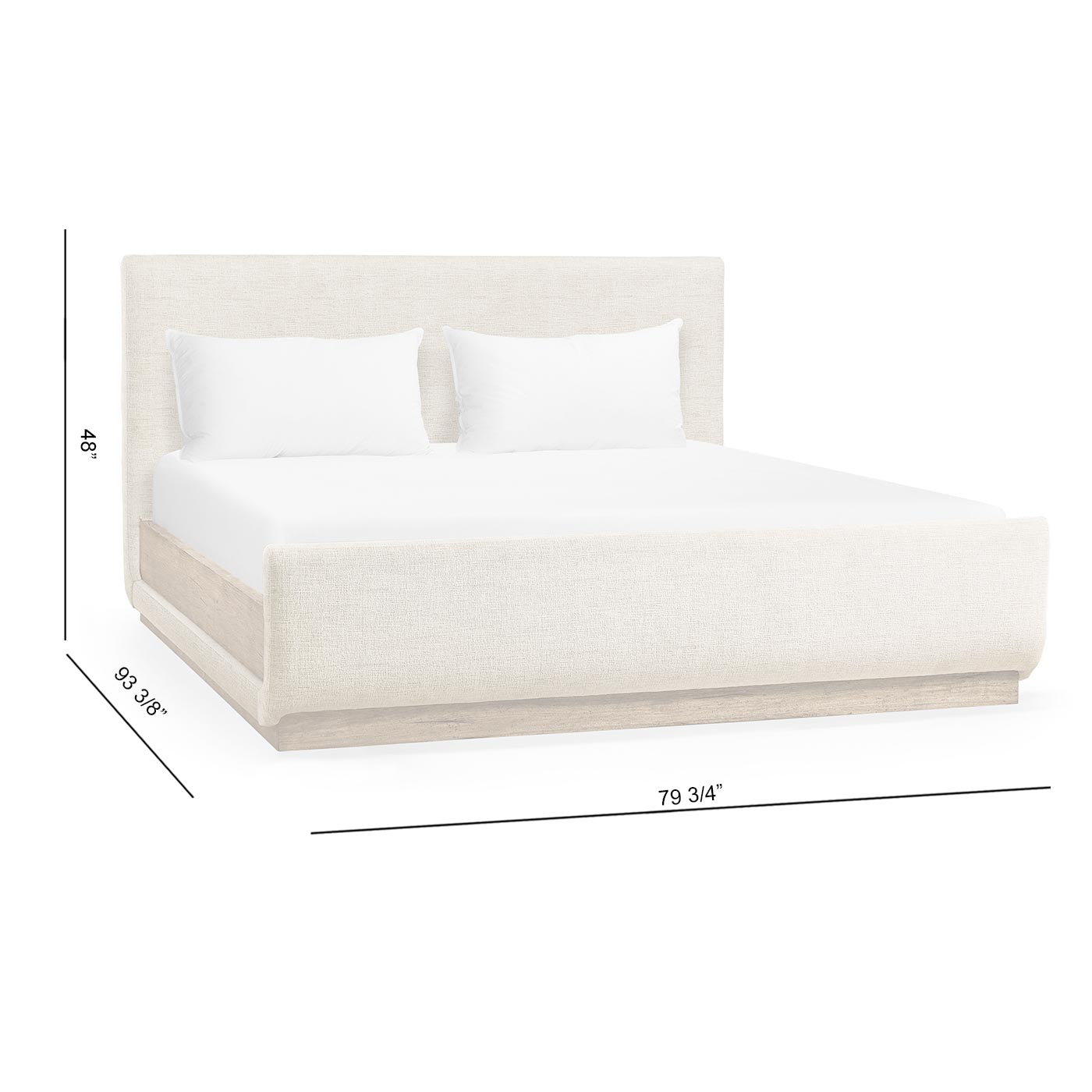 Stone Ridge Upholstered Cali King Bed