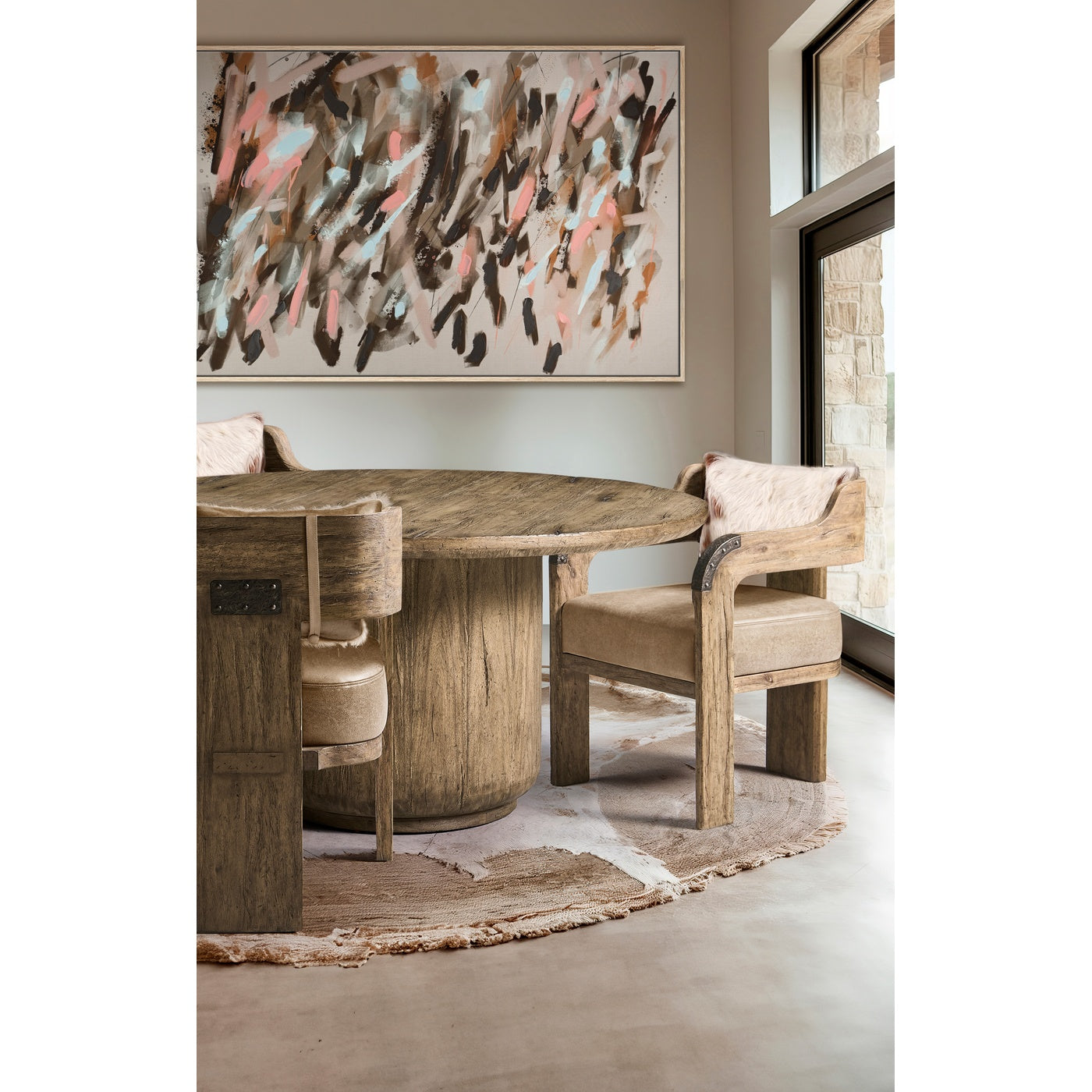 Stone Ridge Leather Arm Chair