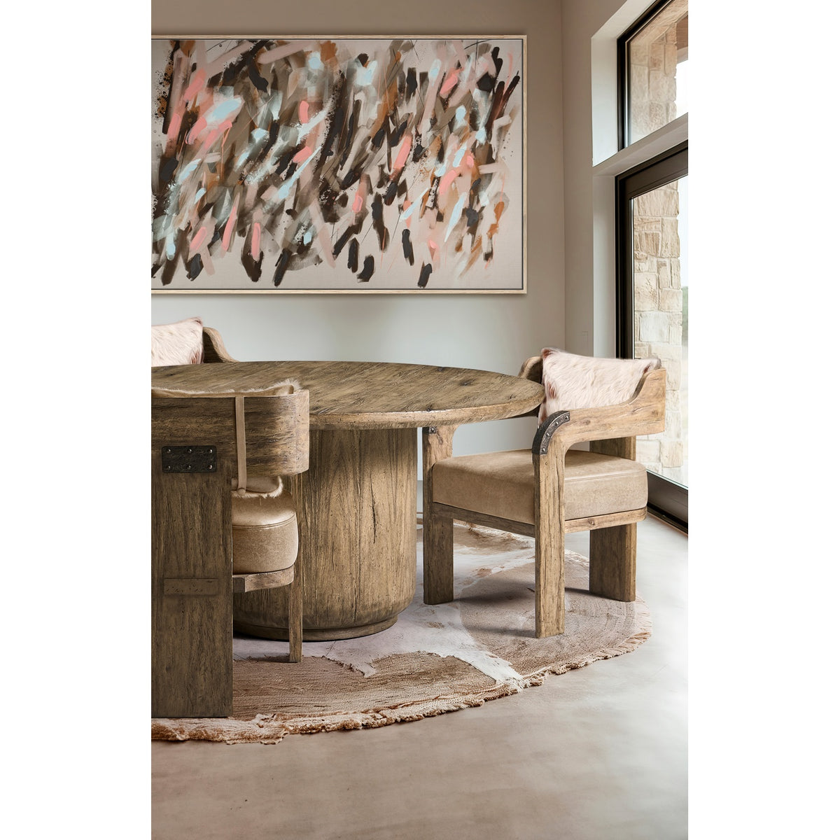 Stone Ridge Leather Arm Chair