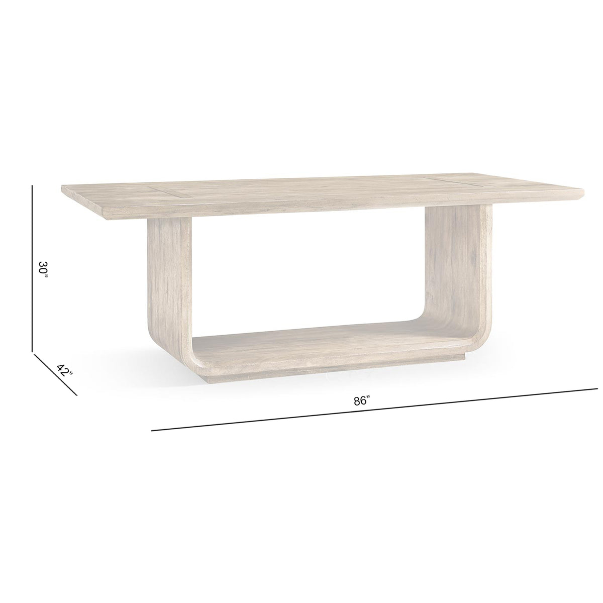 Stone Ridge Rectangular Table 86"