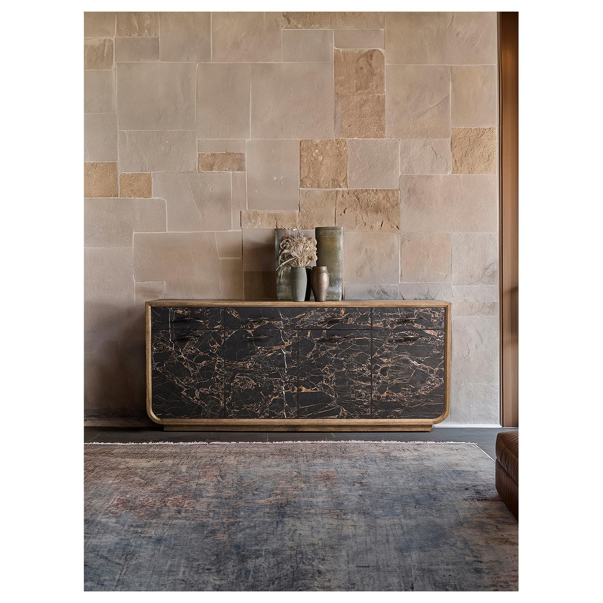 Stone Ridge Marble Credenza Light