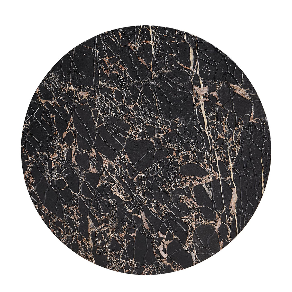 Stone Ridge Marble Round Side Table Light