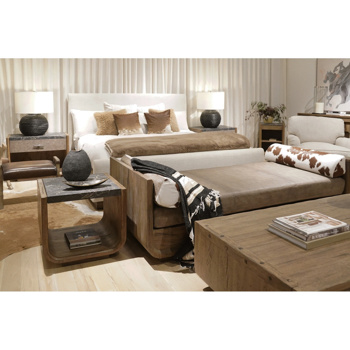 Stone Ridge Leather & Hide Daybed Light