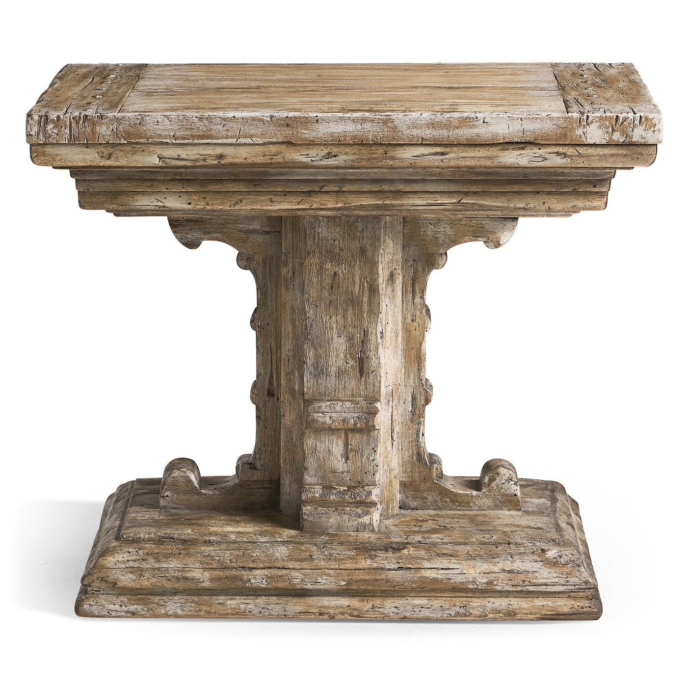 Caldera Pedestal-Base Side Table