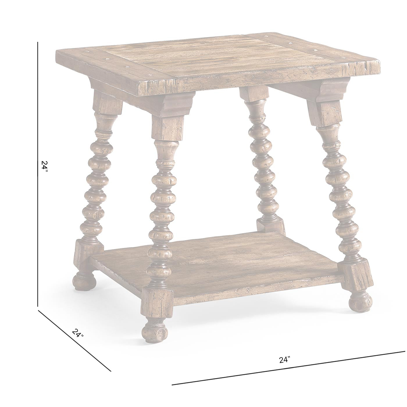 Tamarisk Square End Table