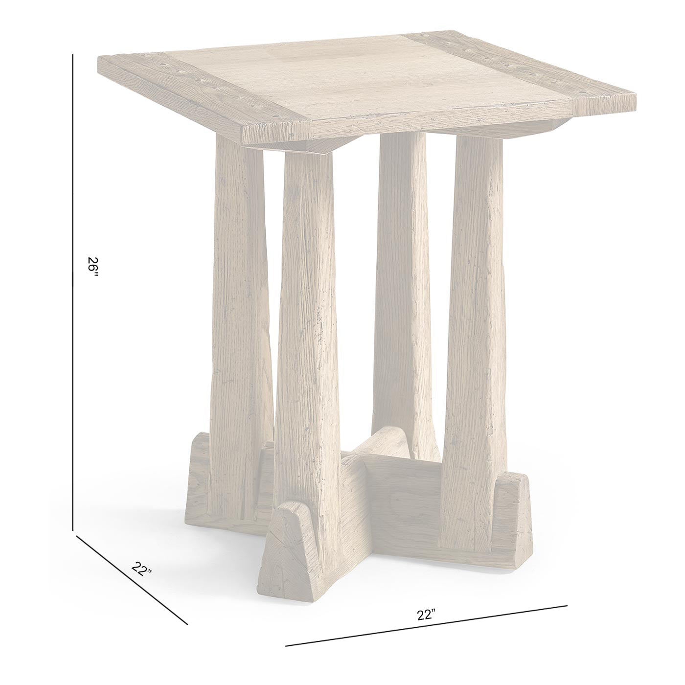 Echo Canyon Square End Table