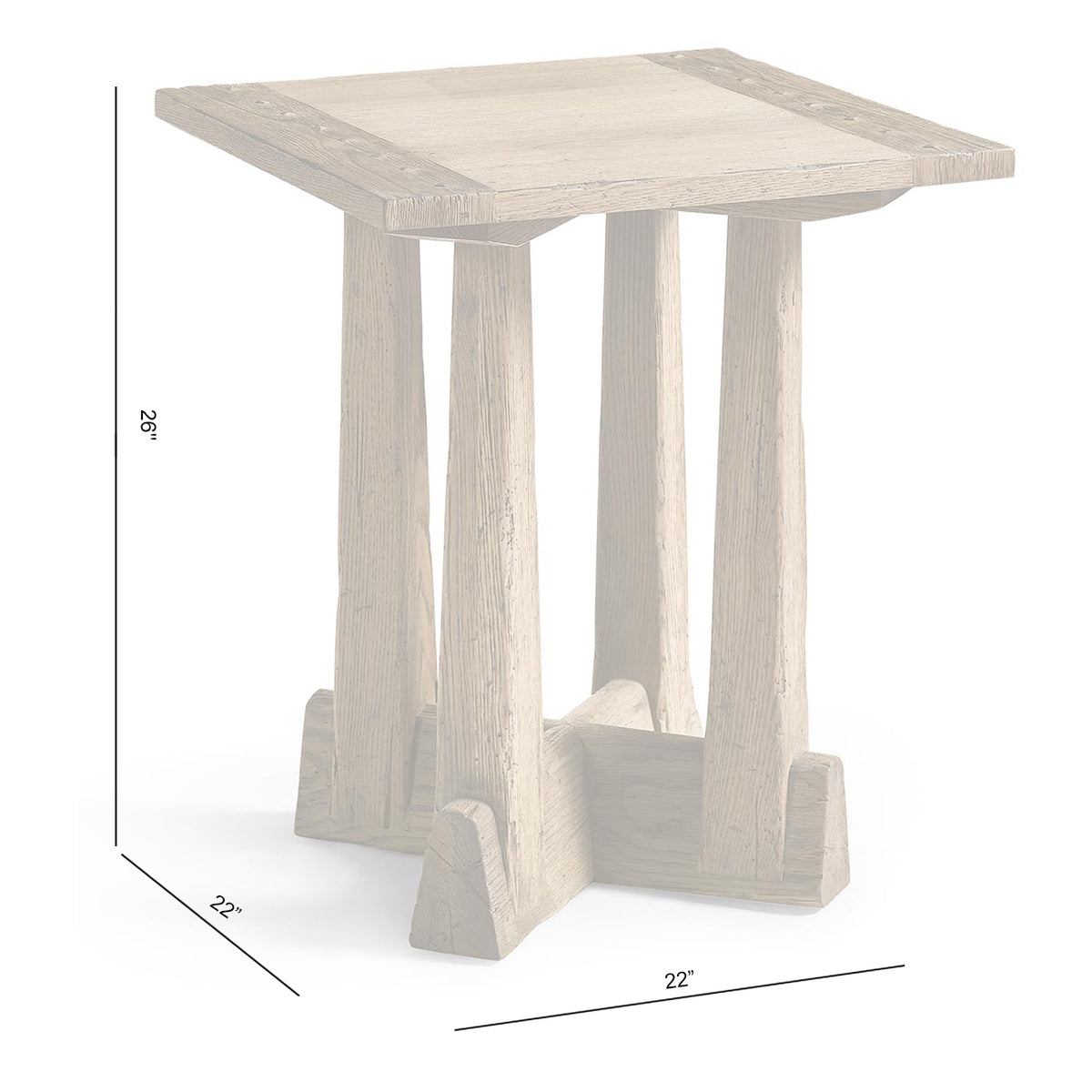 Echo Canyon Square End Table