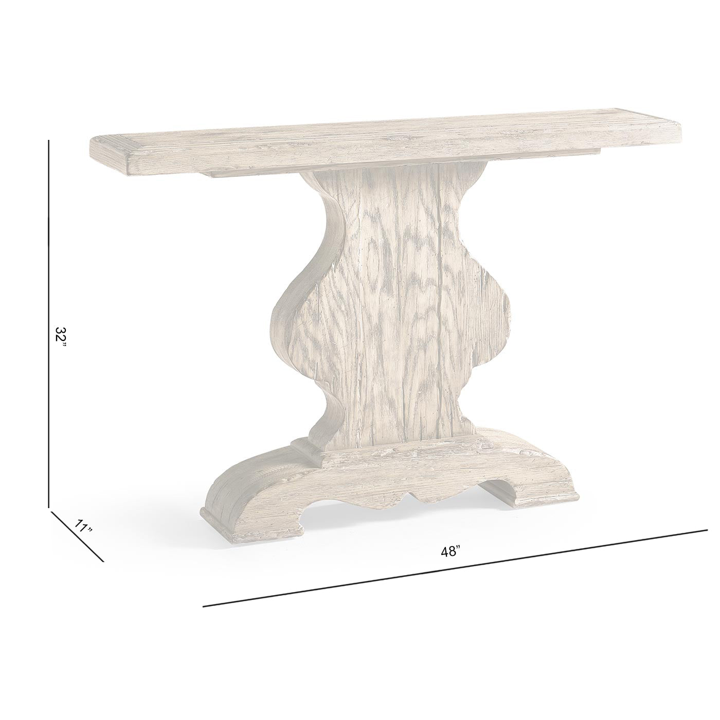 Sagehill Pedestal Console Table