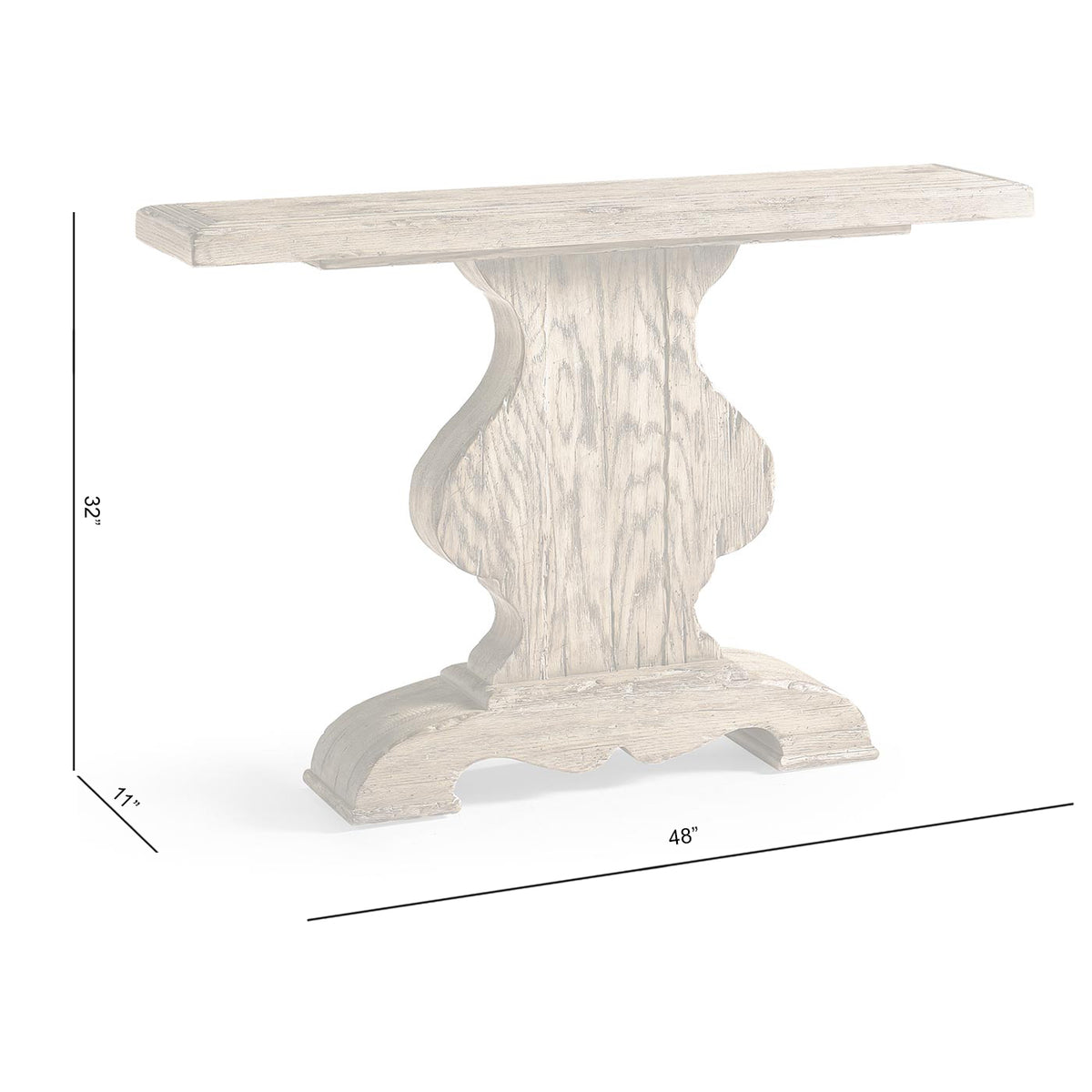 Sagehill Pedestal Console Table