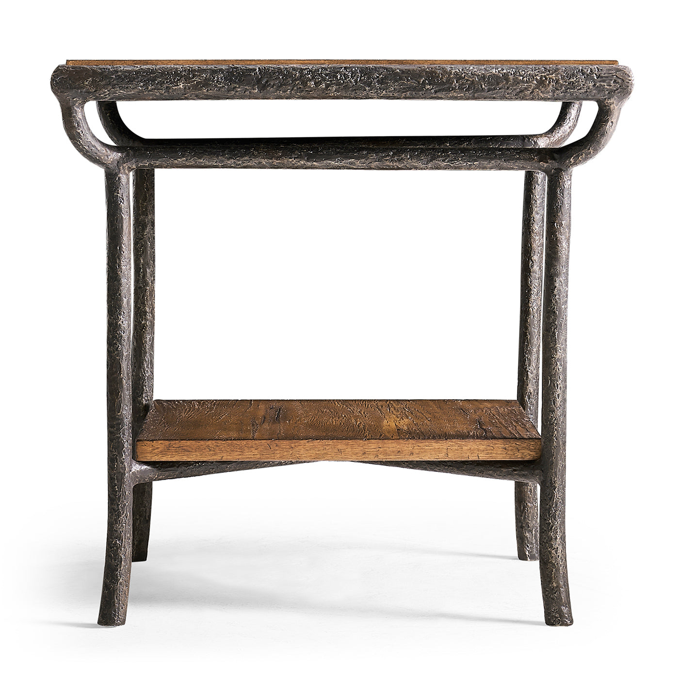 Forge Iron Square End Table