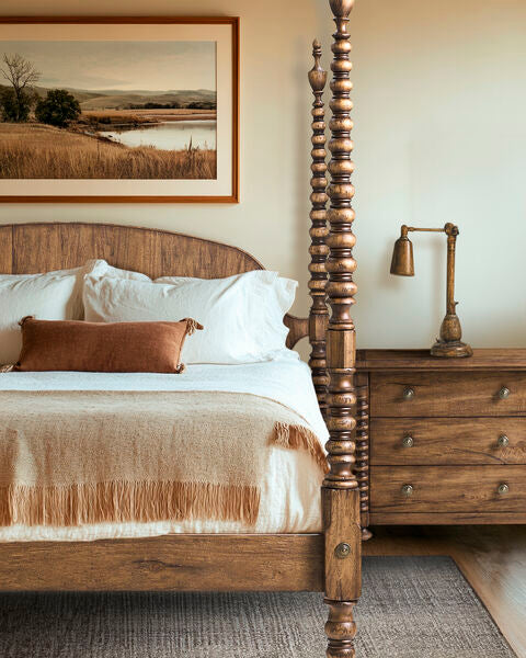 Tamarisk 3 Drawer Nightstand