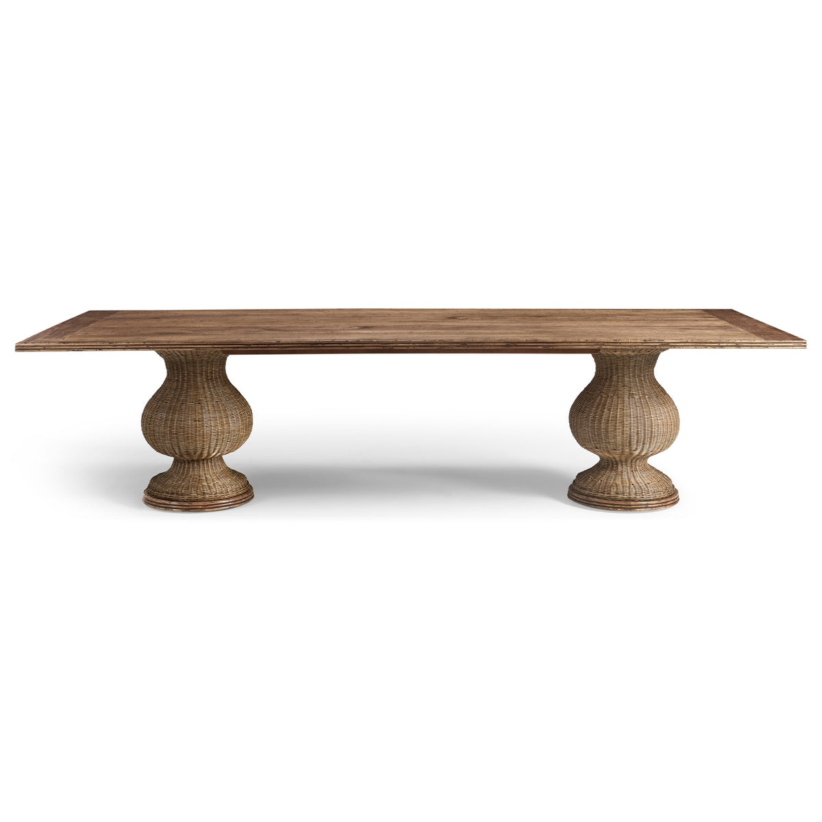Palm Court Rattan Dining Table 120"