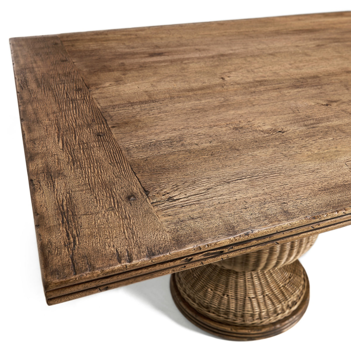 Palm Court Rattan Dining Table 120"