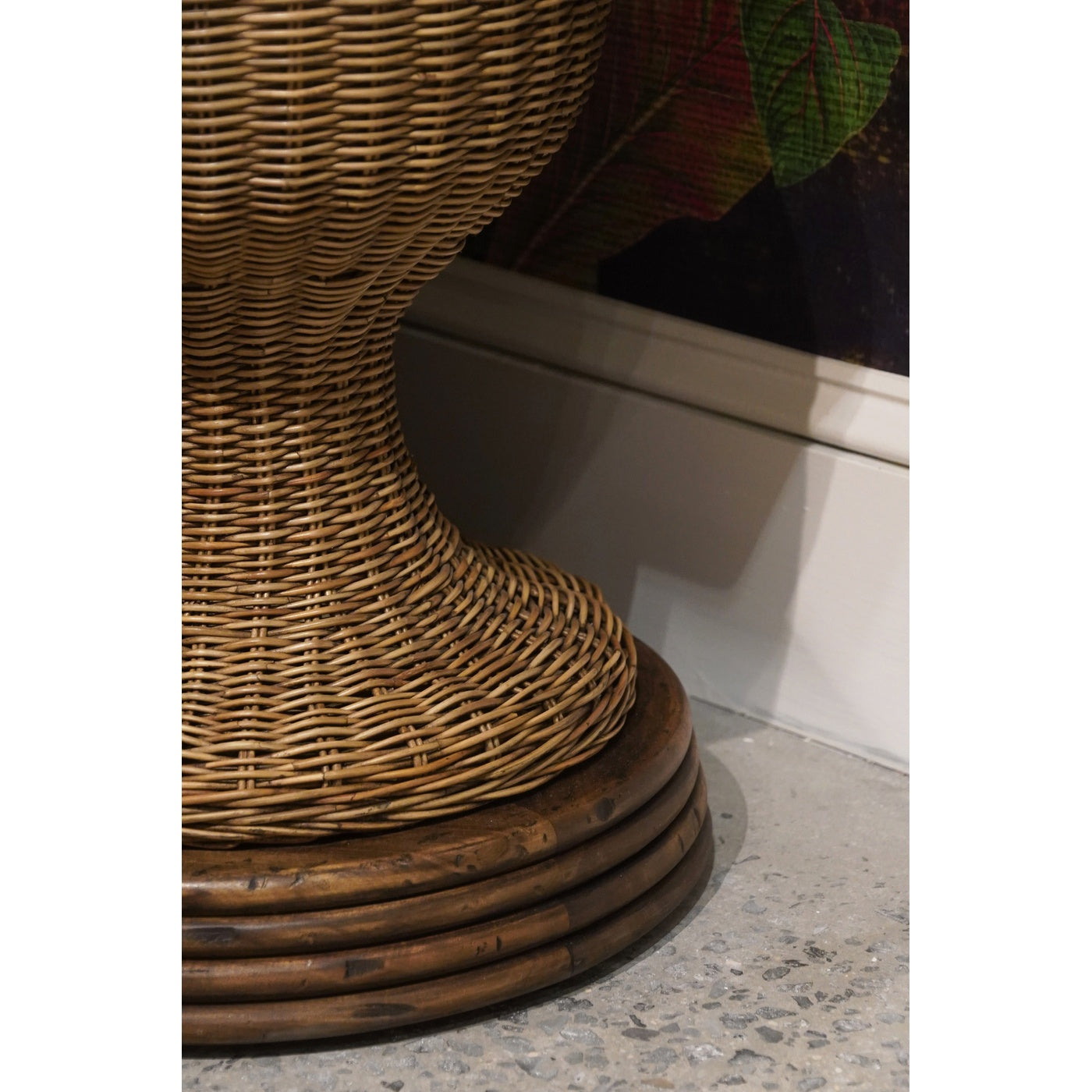 Palm Court Rattan Dining Table 120"