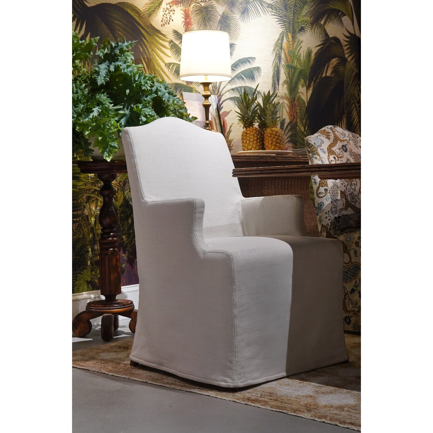 Palm Court Slip Cover Arm Chair