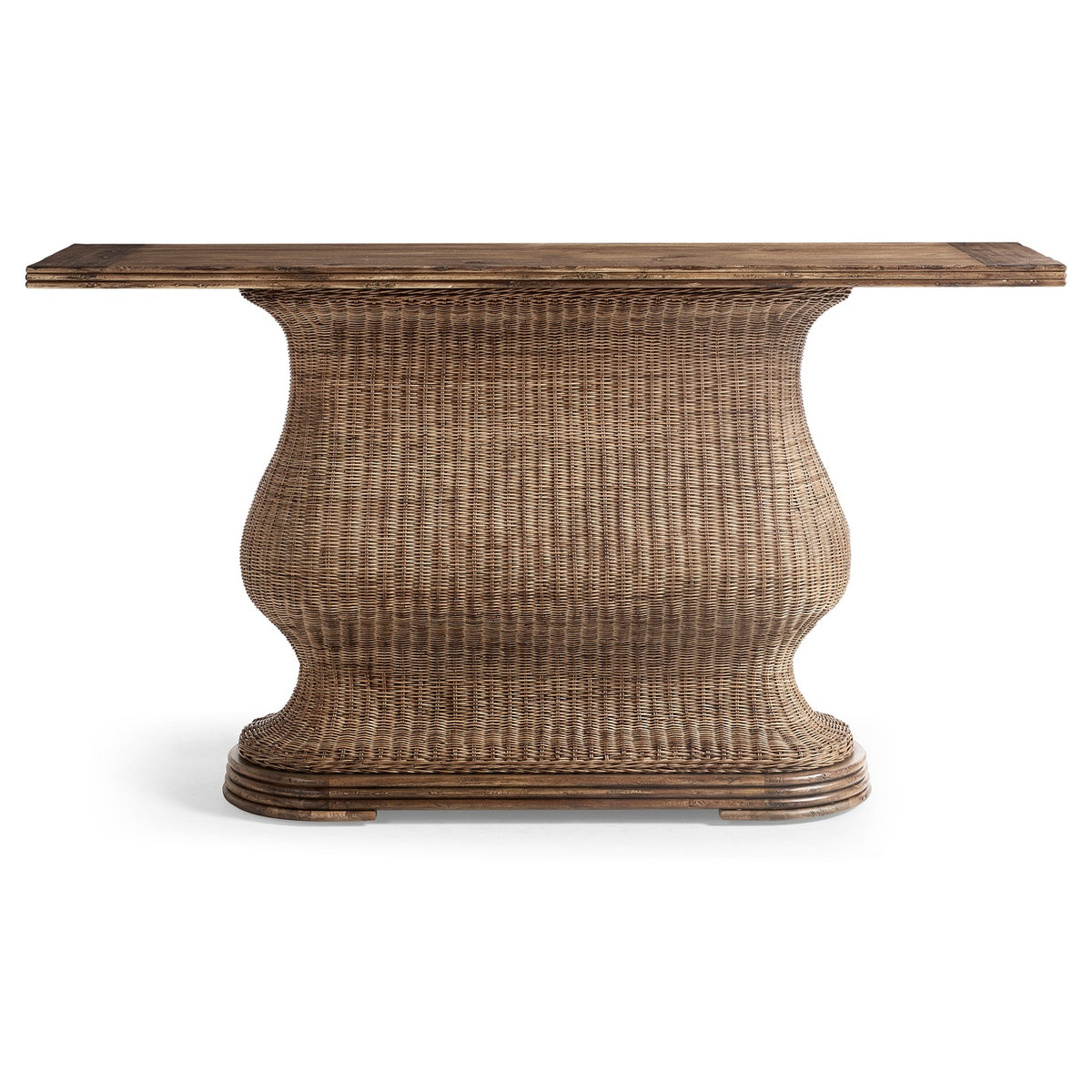 Palm Court Rattan Console Table