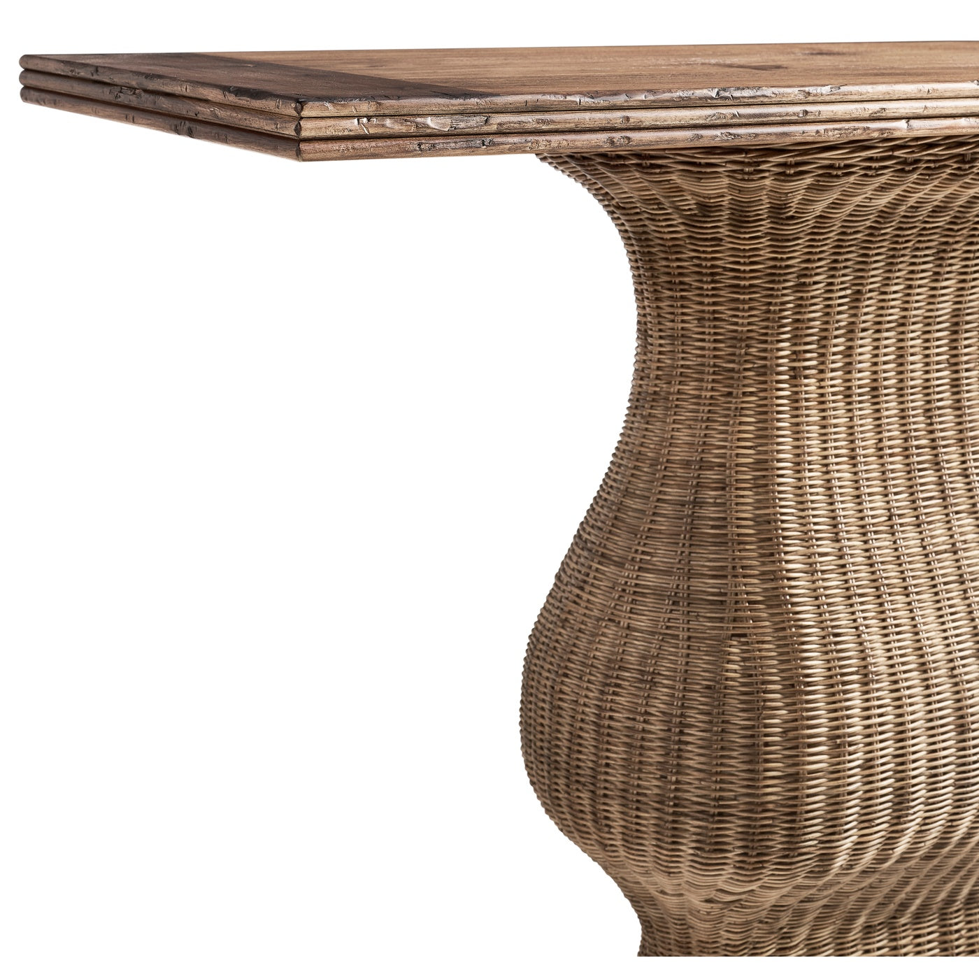 Palm Court Rattan Console Table