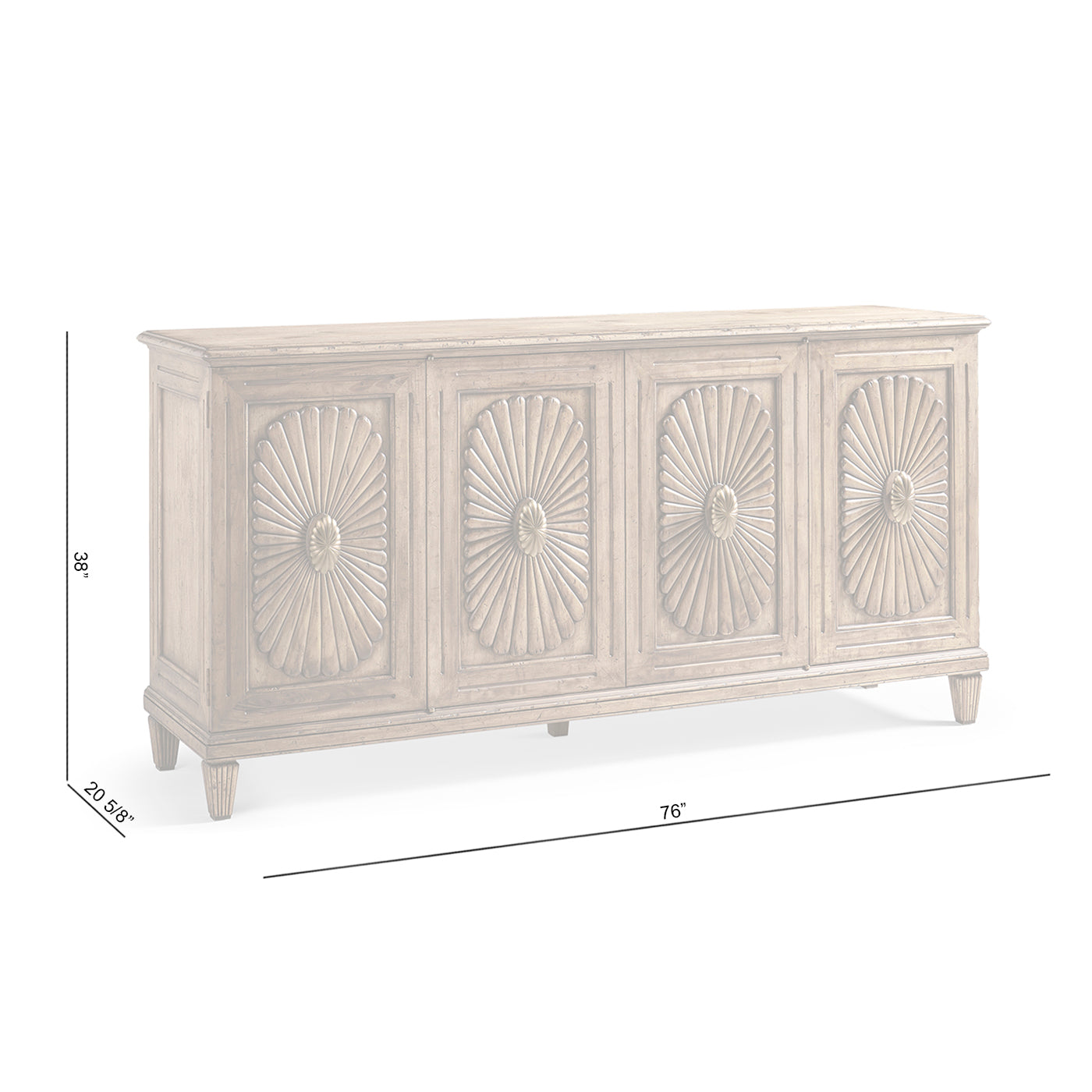 Palm Court Starburst Sideboard