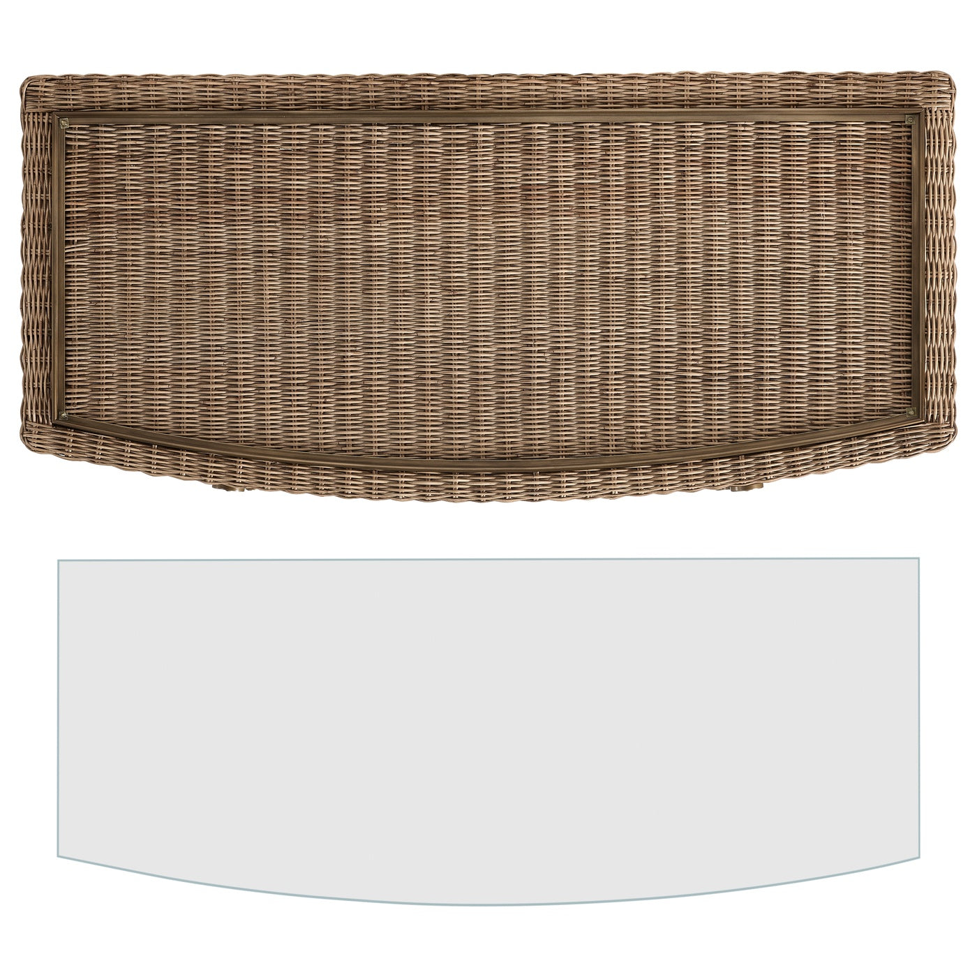 Palm Court Rattan Bow Front Chest