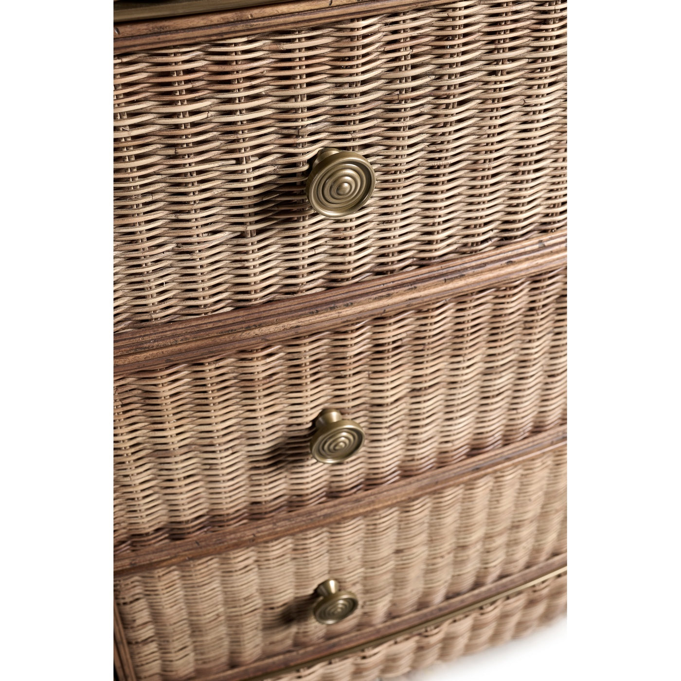 Palm Court Rattan Bow Front Chest