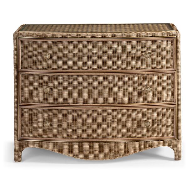 Palm Court Rattan Bow Front Chest